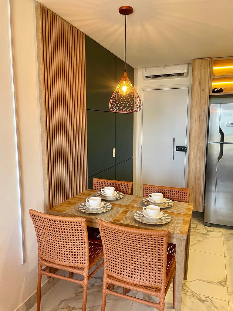 Apartamento Vista Mar 80m da Praia Porto de Galinhas