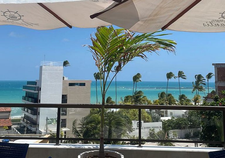 Apartamento Vista Mar 80m da Praia Porto de Galinhas
