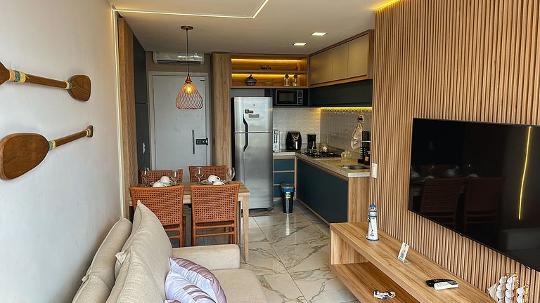 Apartamento Vista Mar 80m da Praia Porto de Galinhas
