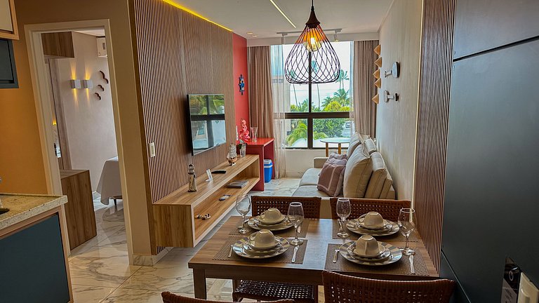 Apartamento Vista Mar 80m da Praia Porto de Galinhas