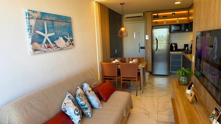 Apartamento Vista Mar 80m da Praia Porto de Galinhas