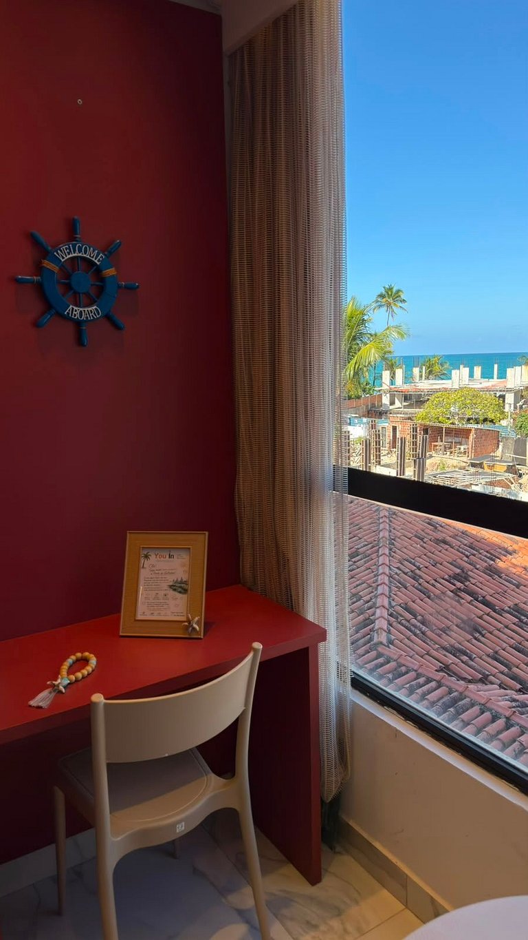 Apartamento Vista Mar 80m da Praia Porto de Galinhas