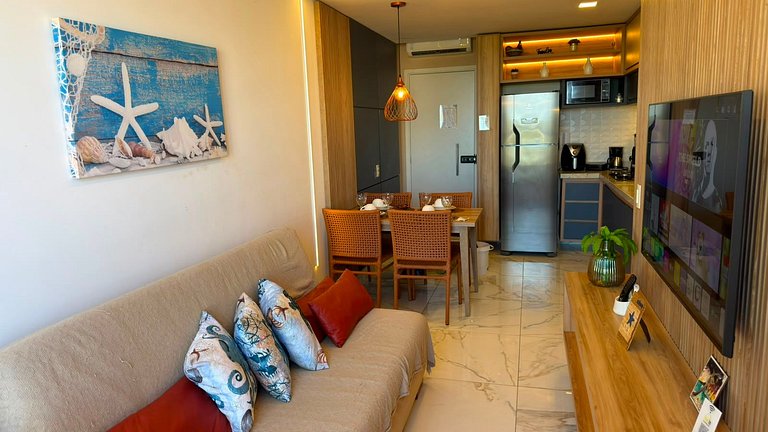 Apartamento Vista Mar 80m da Praia Porto de Galinhas