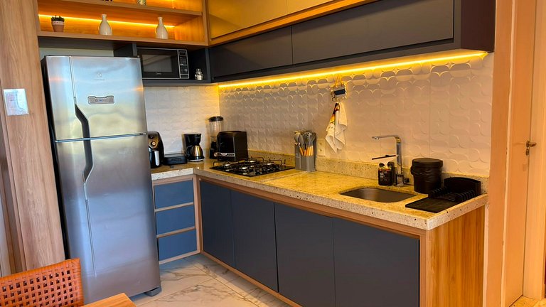 Apartamento Vista Mar 80m da Praia Porto de Galinhas